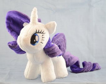 My Little Pony Friendship is Magic Handmade Custom 8'' Plush- Rarity