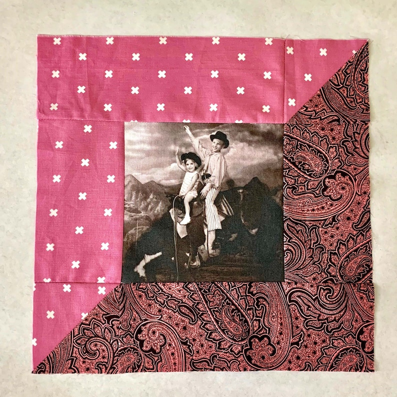 Cotton Fabric Panels for Quilting Custom Photo Quilt Squares Etsy