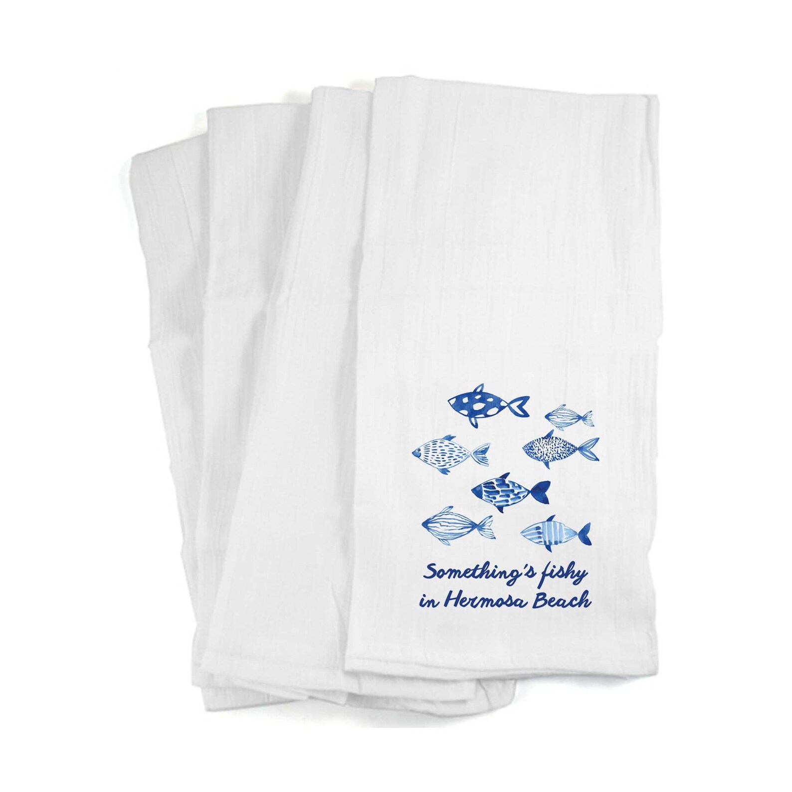 Kitchen Towels Personalized Beach Theme Dish Towels Etsy 日本