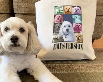 Custom In My Era Photo Tote Bag for Her, Custom Pet Portrait Inspired by Eras Tour, Custom Photo Taylor's Version, Swiftie Gift