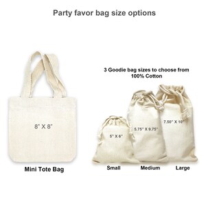 Birthday Gift and Party Favor Bags, Personalized Kids Party Favor Bag ...