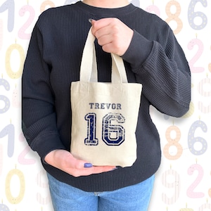 Personalized Sport Birthday Favor Bag: Custom Name & Age, Goodie Bag