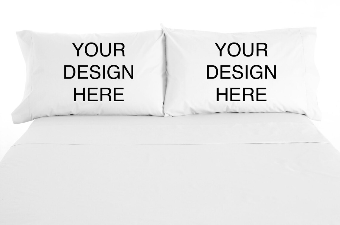 Personalized Custom Printed Pillowcases Etsy