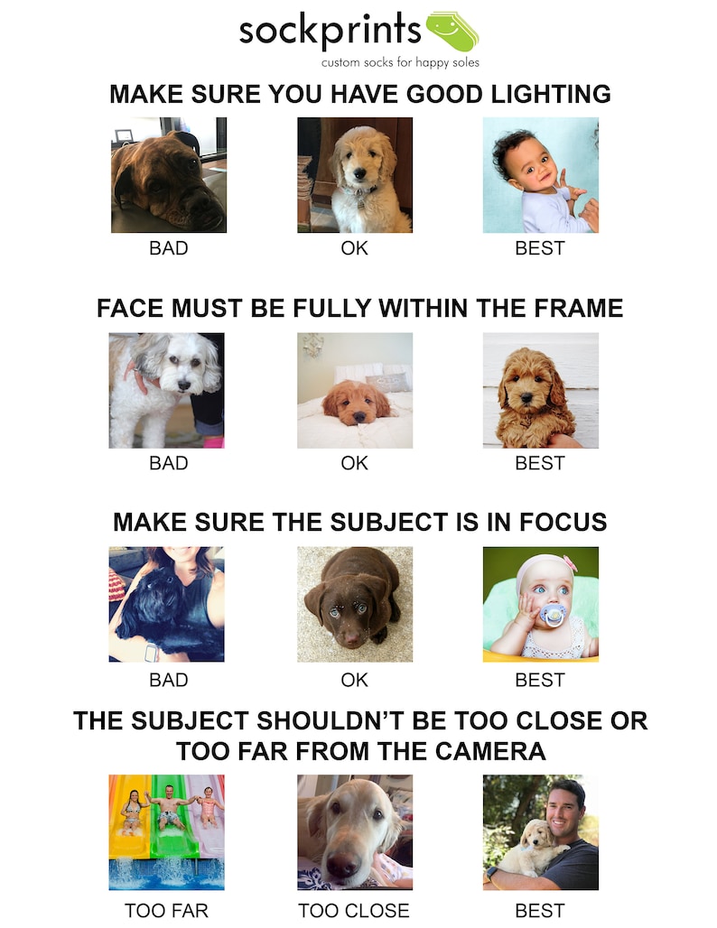 If you are using a photo on the tote bag here are some tips for the best photos to use.