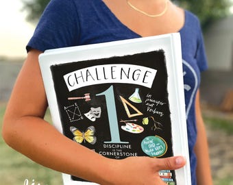 Classical Conversations Challenge 1 Guide Cover: Watercolor Art (Digital Download)