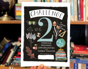 Classical Conversations Challenge 2 Guide Cover: Watercolor Art Print (Digital Download