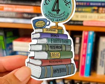 Classical Conversations Challenge 4 Sticker: Waterproof Student Gift
