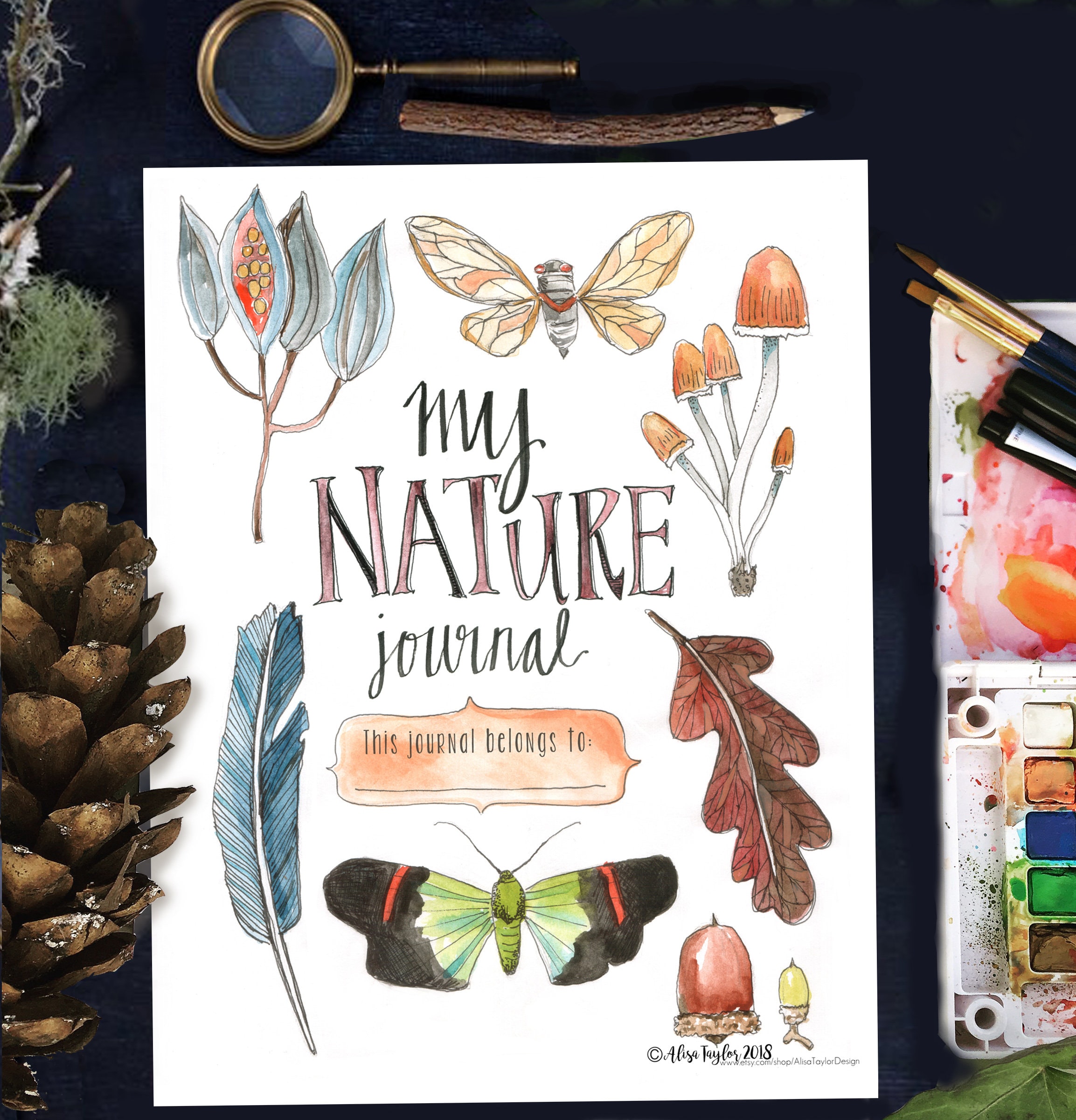 Nature Journal Cover Page