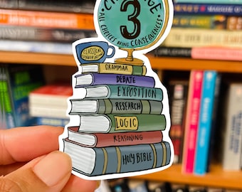 Classical Conversations Challenge 3 Sticker: Waterproof Illustrated Vinyl