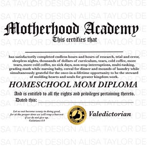 Diploma de graduación personalizable, diploma de escuela secundaria editable, diploma de educación en casa, diploma de maternidad imprimible, personalizable