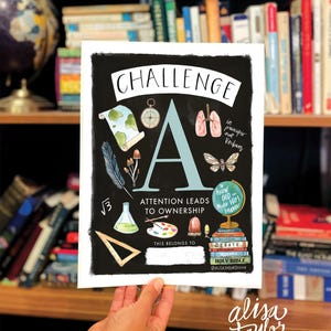 Watercolor Challenge A Guide Cover: Classical Conversations Art (Digital Download, PDF/JPEG