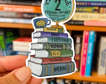 Classical Conversations Challenge 2 Sticker: Waterproof Illustrated Vinyl