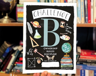 Classical Conversations Challenge B Guide Cover: Watercolor Art Print (Digital Download)