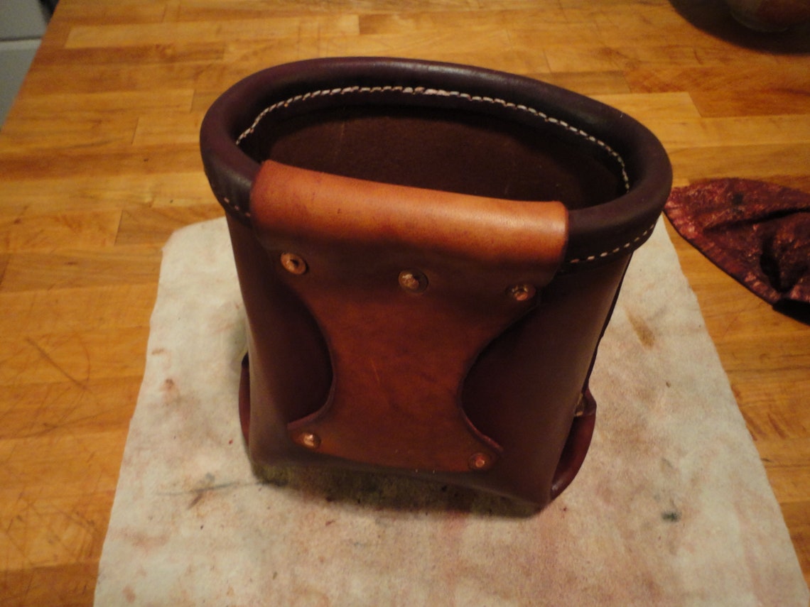 Leather bolt bag Etsy