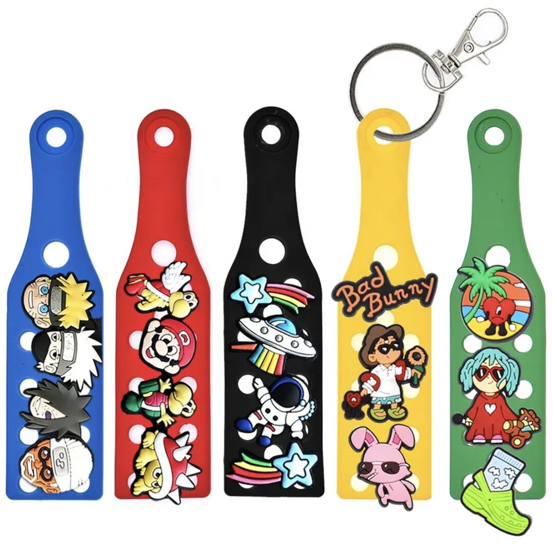 Croc Charm Keychain Croc Charm Keychain Customizable Etsy