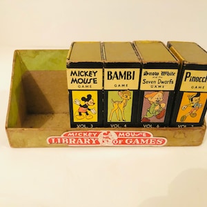 Mickey Mouse Library of Games - Etsy