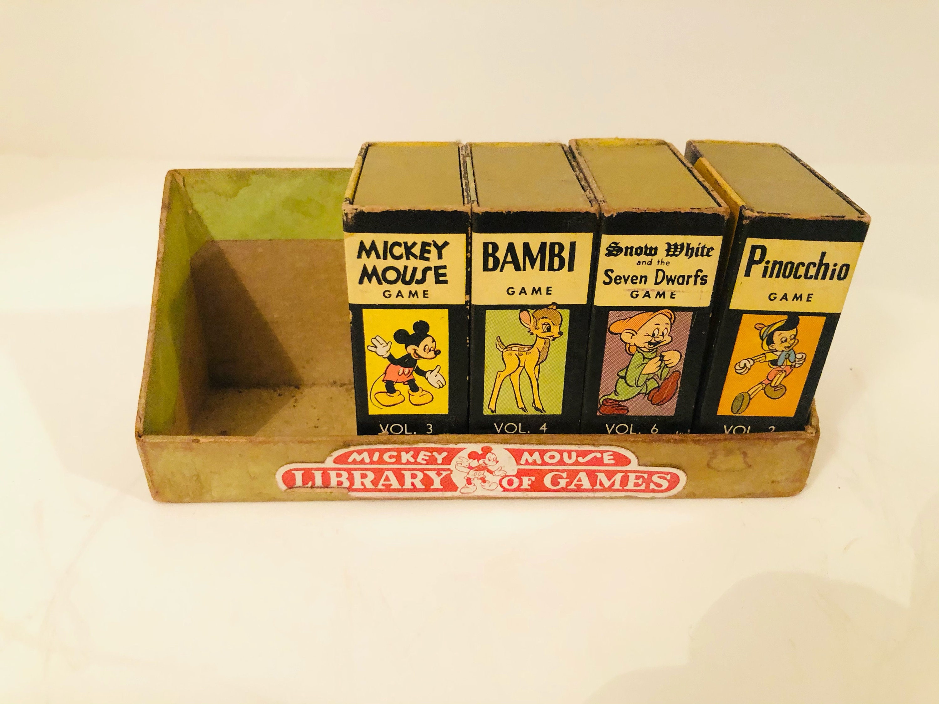 Mickey Mouse Library of Games - Etsy