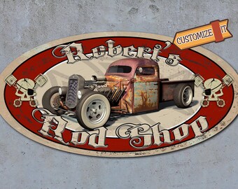 Direct Connection Classic Garage Banner - Hot Rod / Rat Rod / NHRA - Man Cave Decor