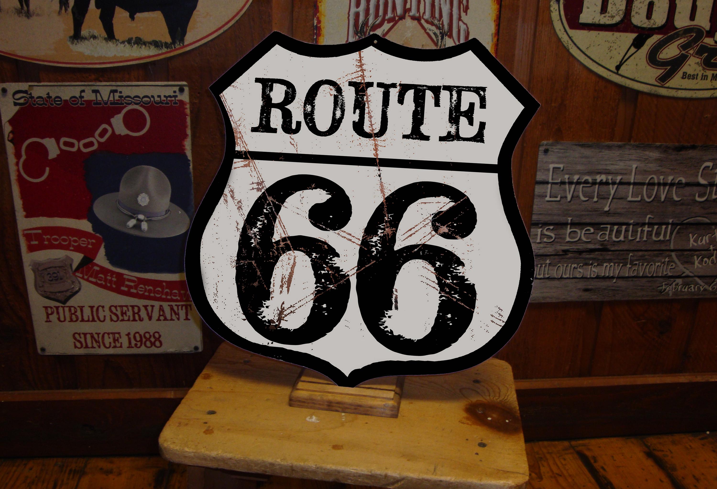 Route 66 Garage Sign - Etsy