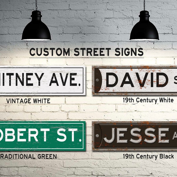 Custom Street and Road Signs