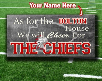 Custom Football Sign