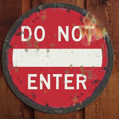 70s USA DO NOT ENTER ロードサイン メタル看板 ビンテージ 70s USA DO