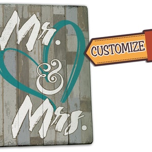 Couples Wedding or Home Decor Sign - Mr. & Mrs.