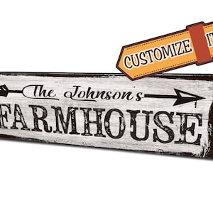 Custom Farmhouse Wooden Sign