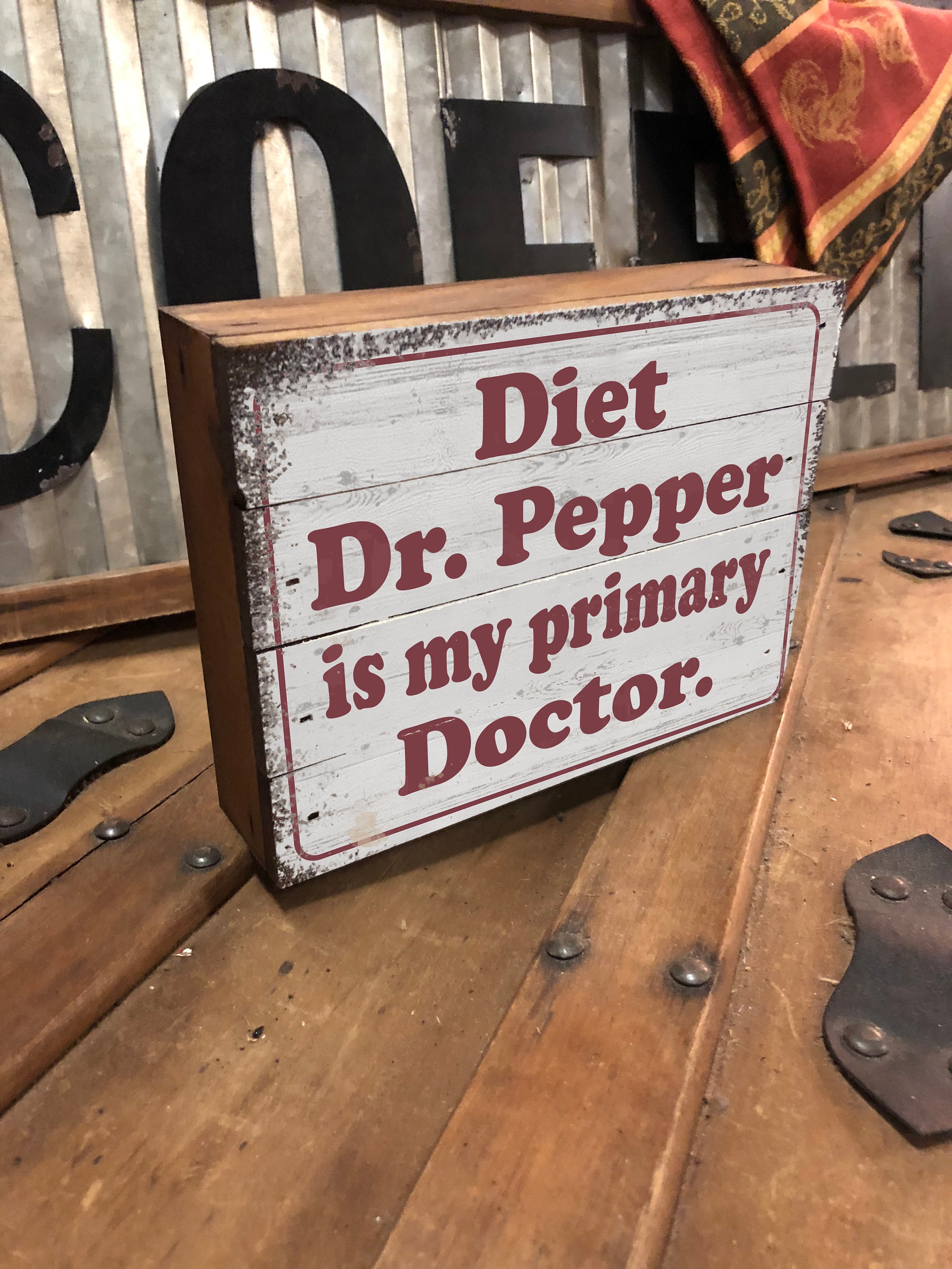 Dr Pepper Sign - Etsy