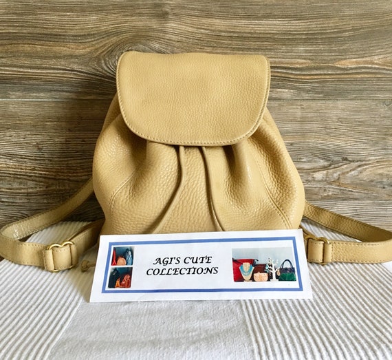 vintage coach drawstring backpack