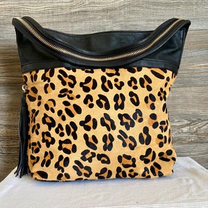 Vintage BIG BUDDHA Calf Hair Hobo Shoulder Bag Purse Ship Free