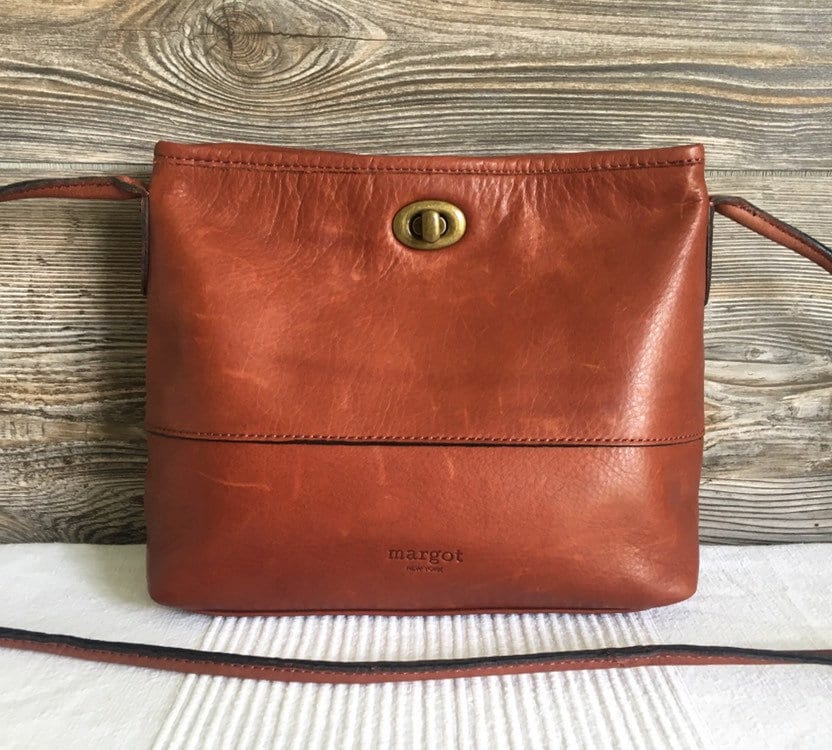 Reserved for Courtney Vintage Margot New York Brown Leather 