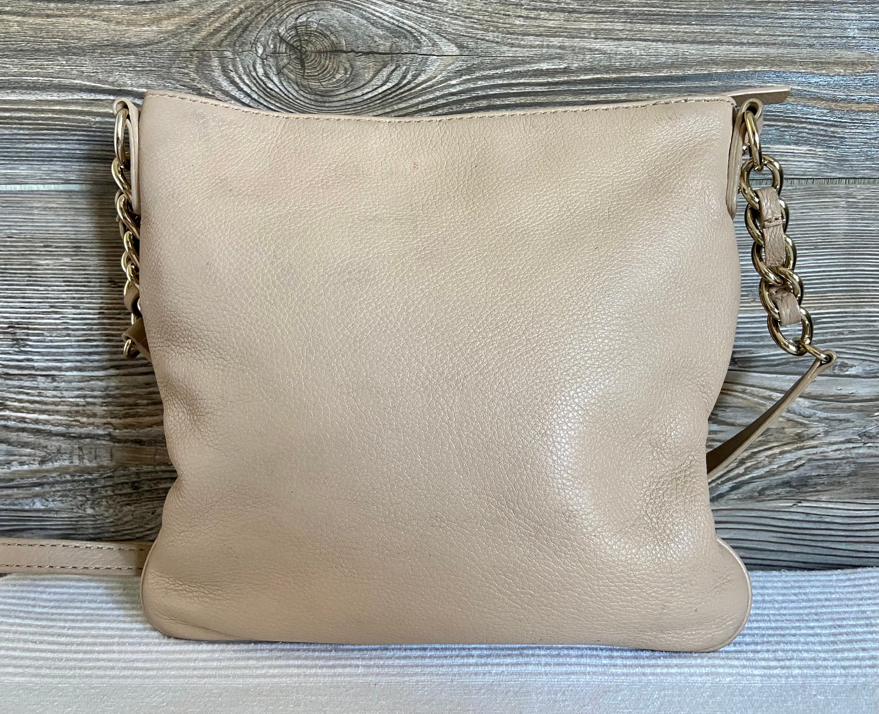 Leather crossbody bag Kate Spade Beige in Leather - 37424643