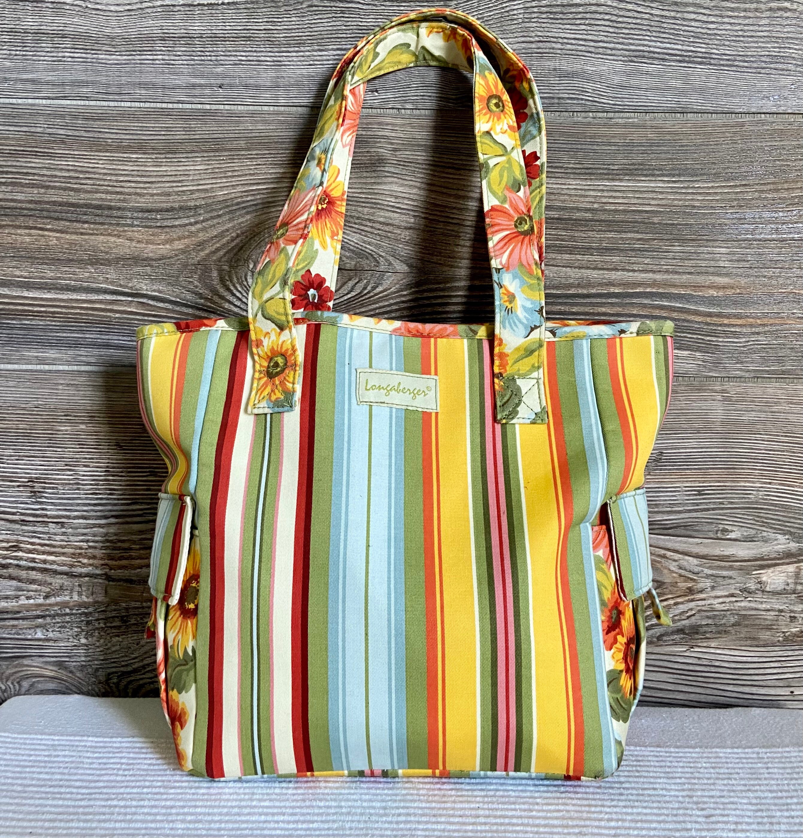 Longaberger shop lunch bag