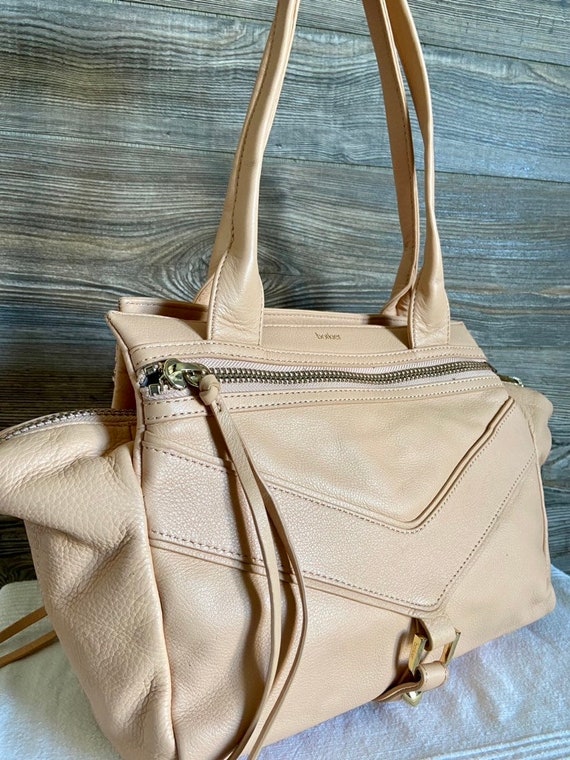 Vintage BOTKIER Trigger Latte Leather Satchel Sho… - image 3