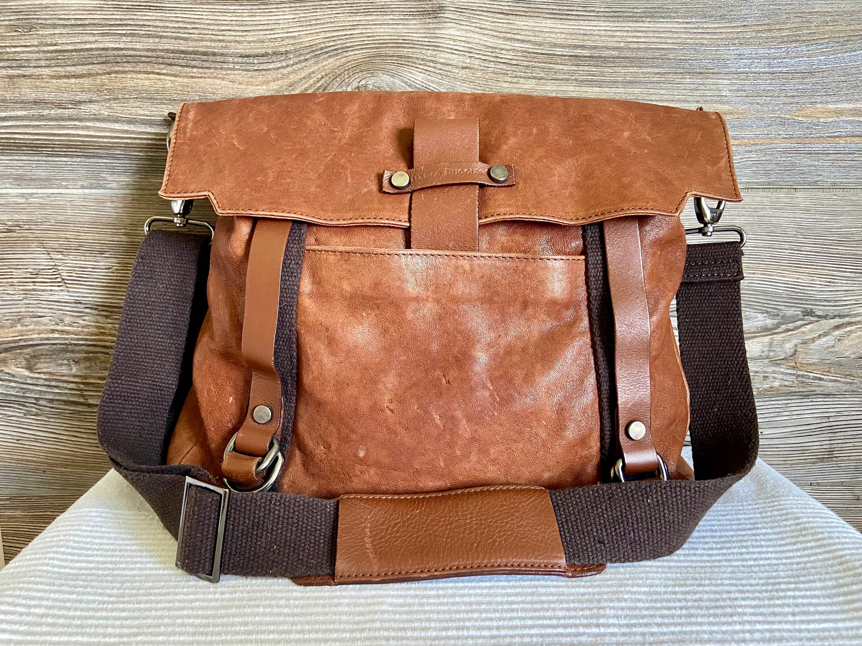 marco buggiani leather bag