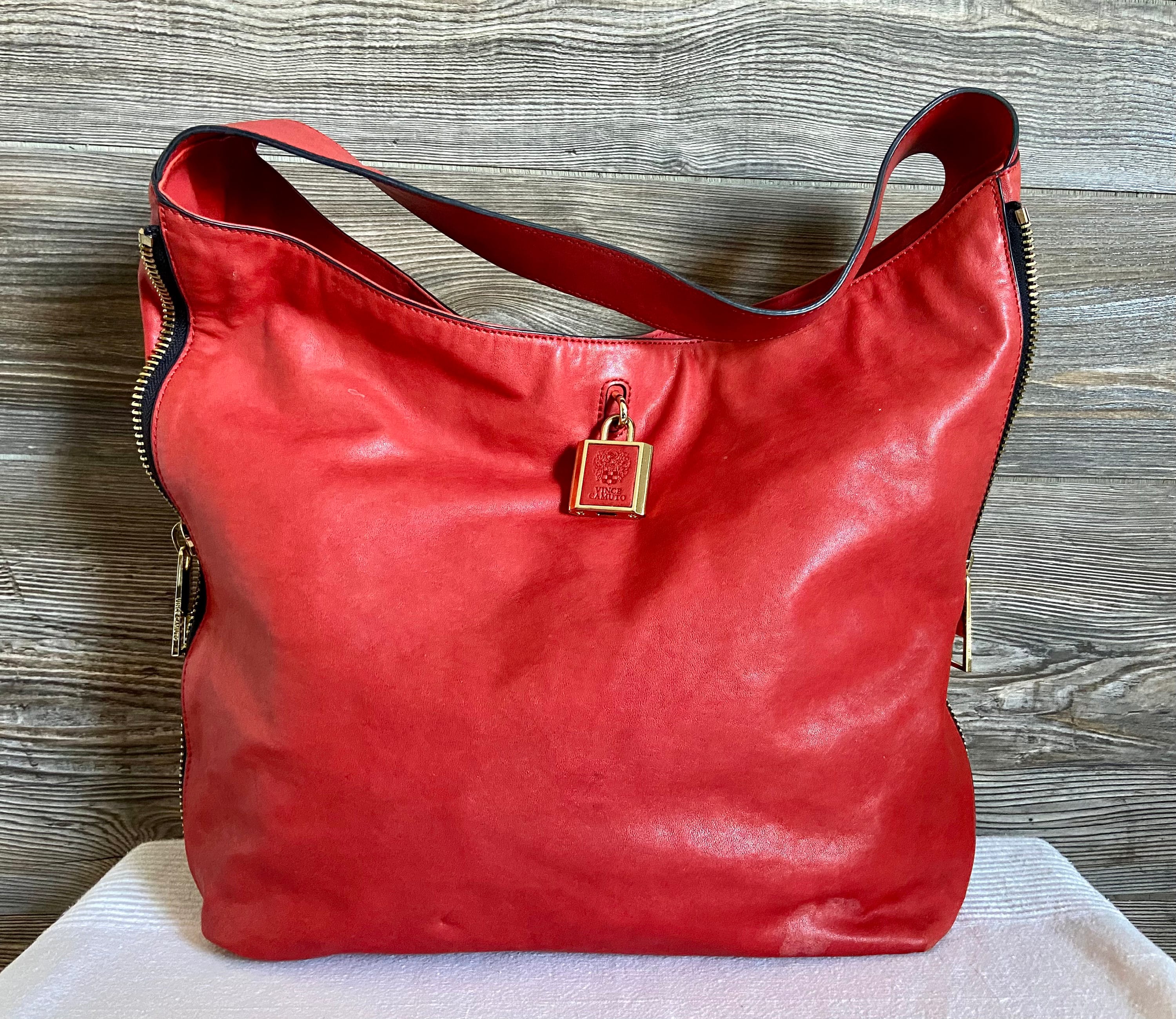 Pre-owned Givenchy Vegan Leather Handbag In Red