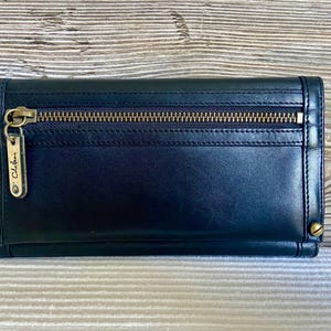 Cartera vintage de cuero negro COLE HAAN Envío gratis