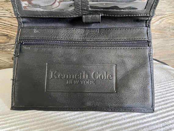 Vintage Kenneth Cole New York Black Leather Organ… - image 7