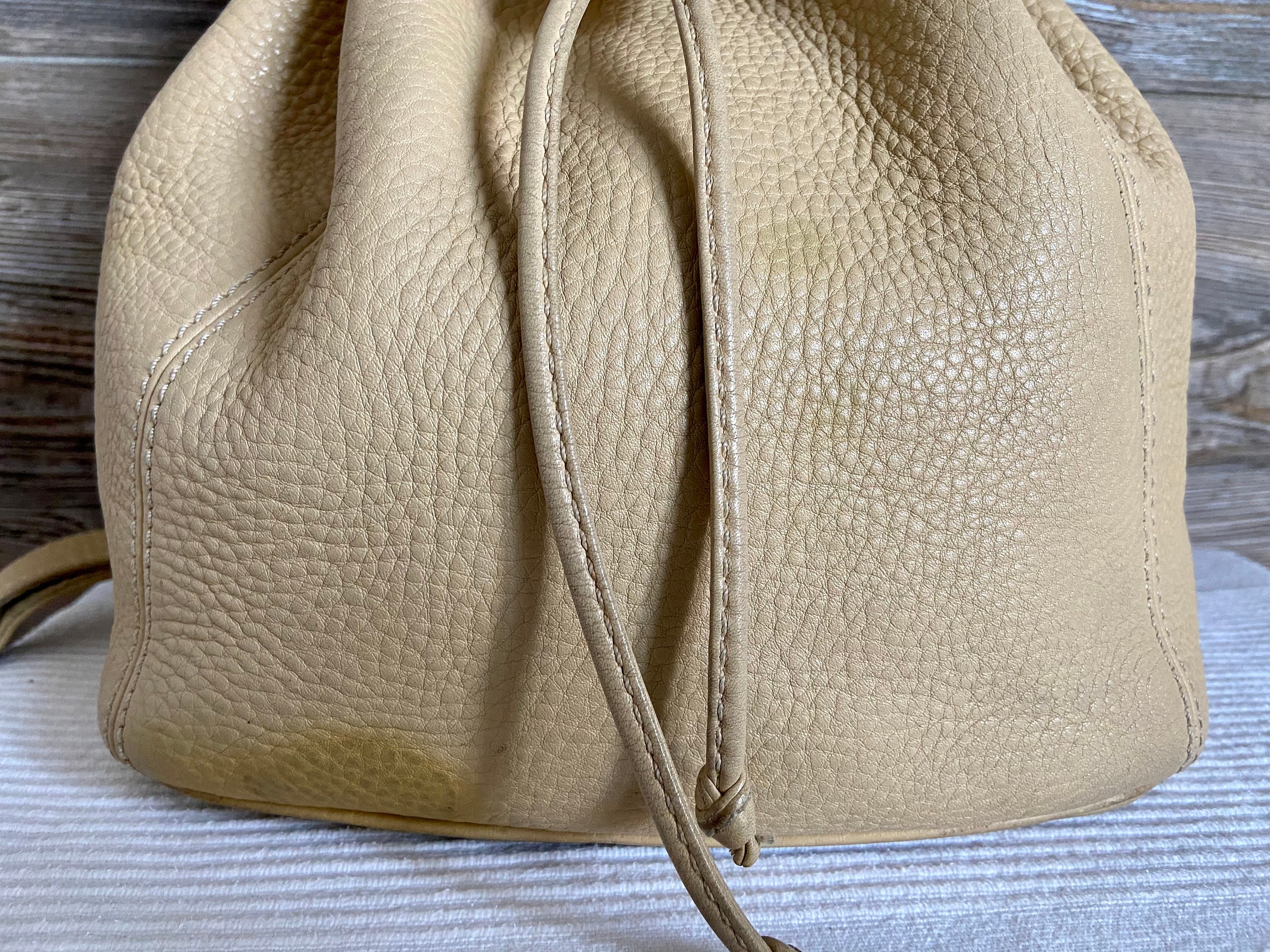 バッグ Vintage COACH Drawstring Nubuck Backpack Coach Vintage - Sonoma Nubuck Small Backpack 4938, color