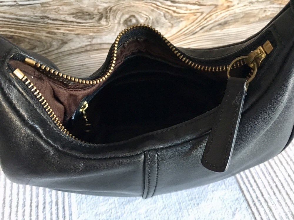 バッグ Vintage Coach Hobo Ergo Zip Black Vintage Coach Ergo Zip Hobo One Shoulder Bag Purse 9025