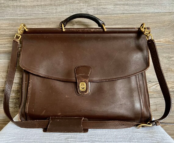 vintage coach beekman briefcase