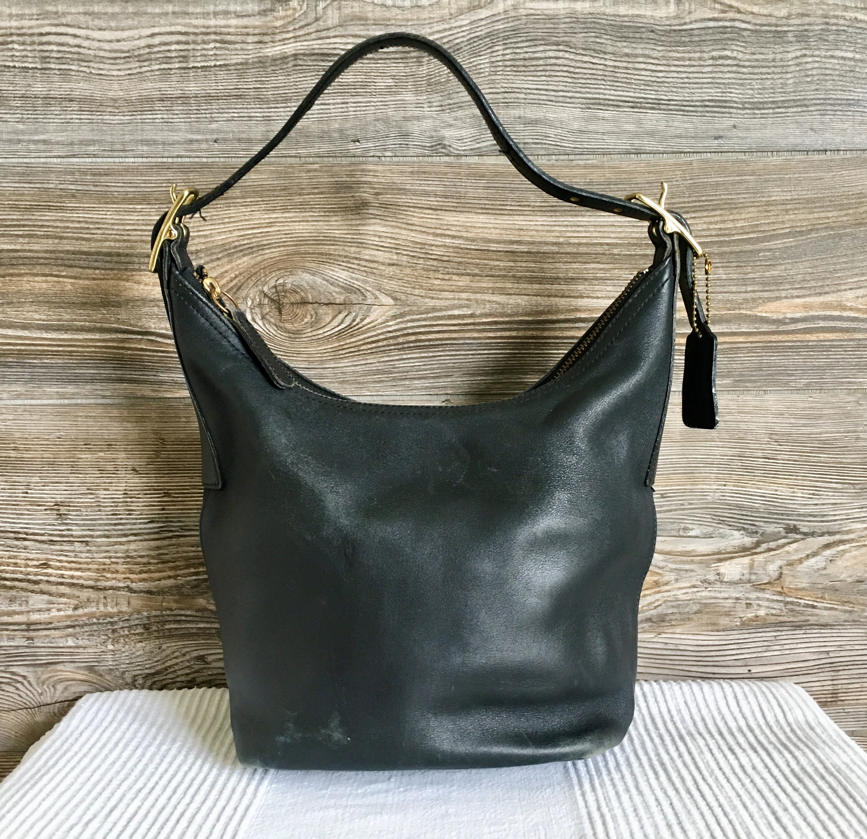 Vintage COACH 9823 Black Leather Legacy West Hobo Shoulder Vintage COACH 9823 Black Leather Legacy West Hobo Shoulder