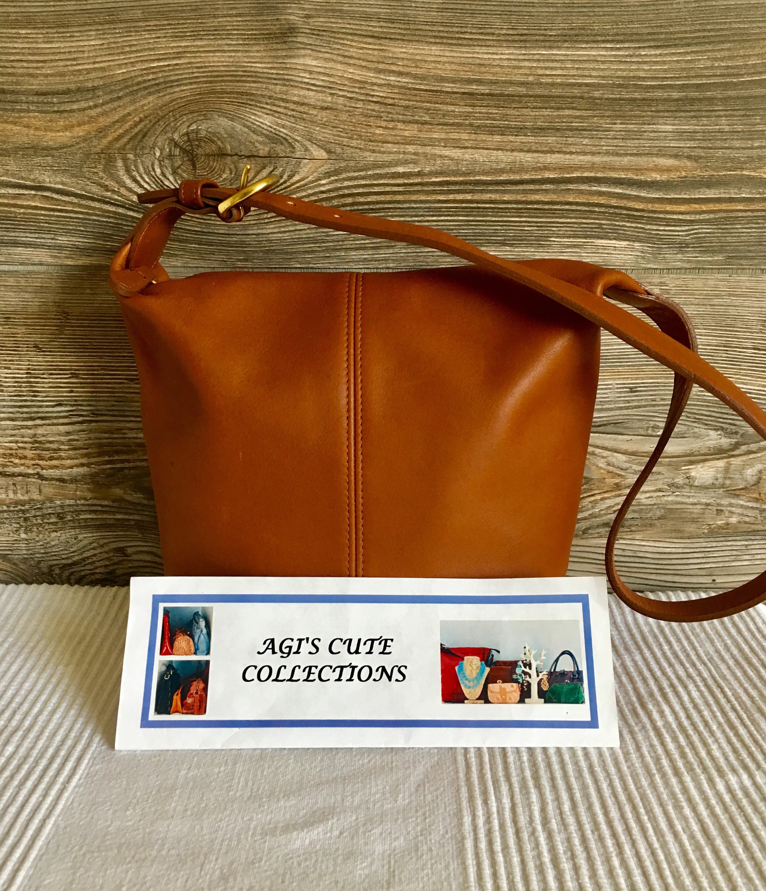 Vintage COACH Brown Leather Mini Bucket Soho Shoulder Bag | Etsy