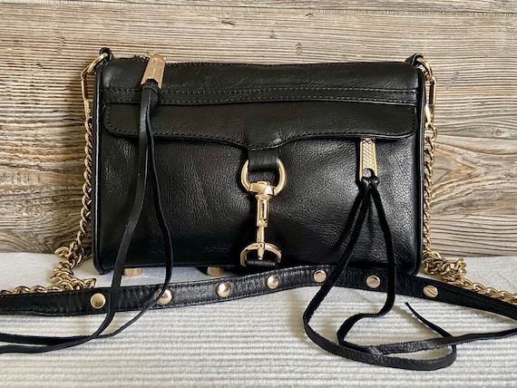 Rebecca minkoff mini mac black best sale