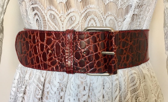 Vintage‎ United Colors of Benetton Italian Leather Belt Vintage United Colors of Benetton Tan Leather Belt With  main image 3