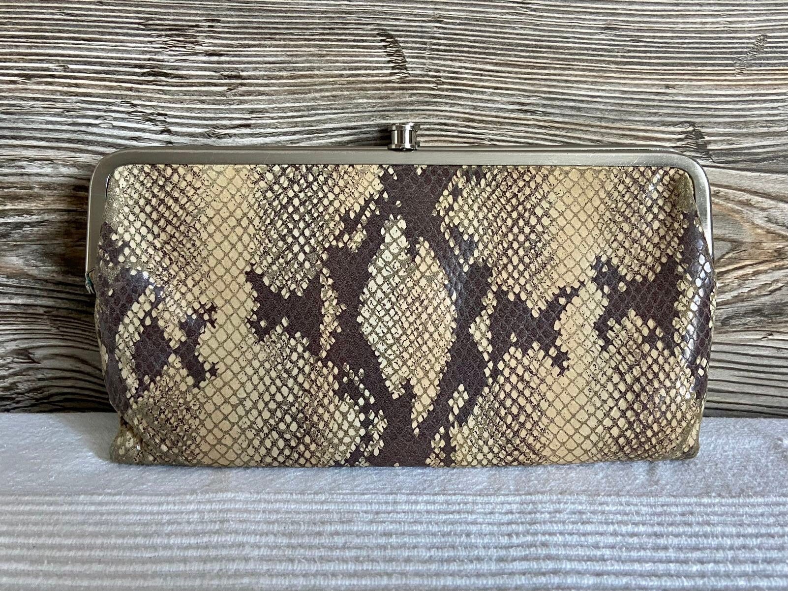 Hobo snakeskin wallet clearance
