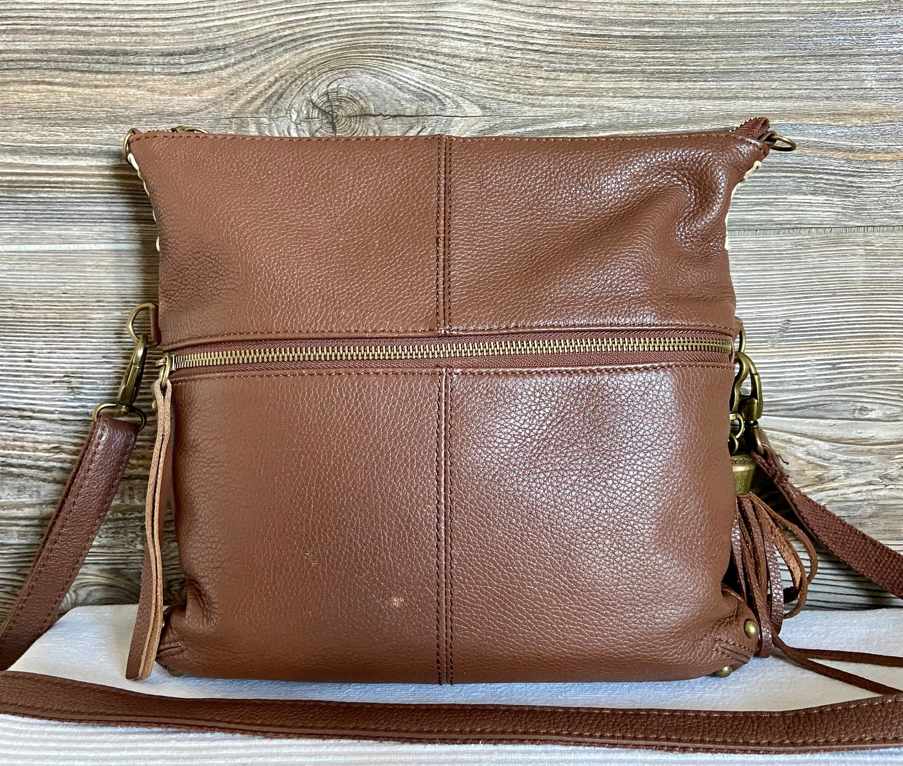 Lucky Brand Vintage Patch Love Crossbody Shoulder Bag