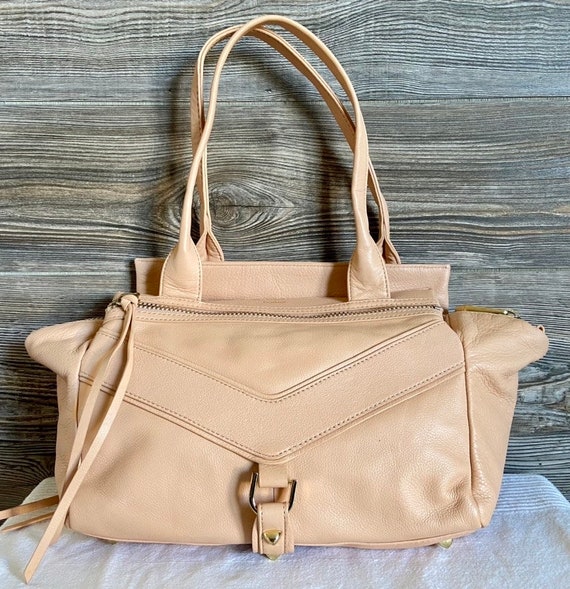 Vintage BOTKIER Trigger Latte Leather Satchel Sho… - image 2
