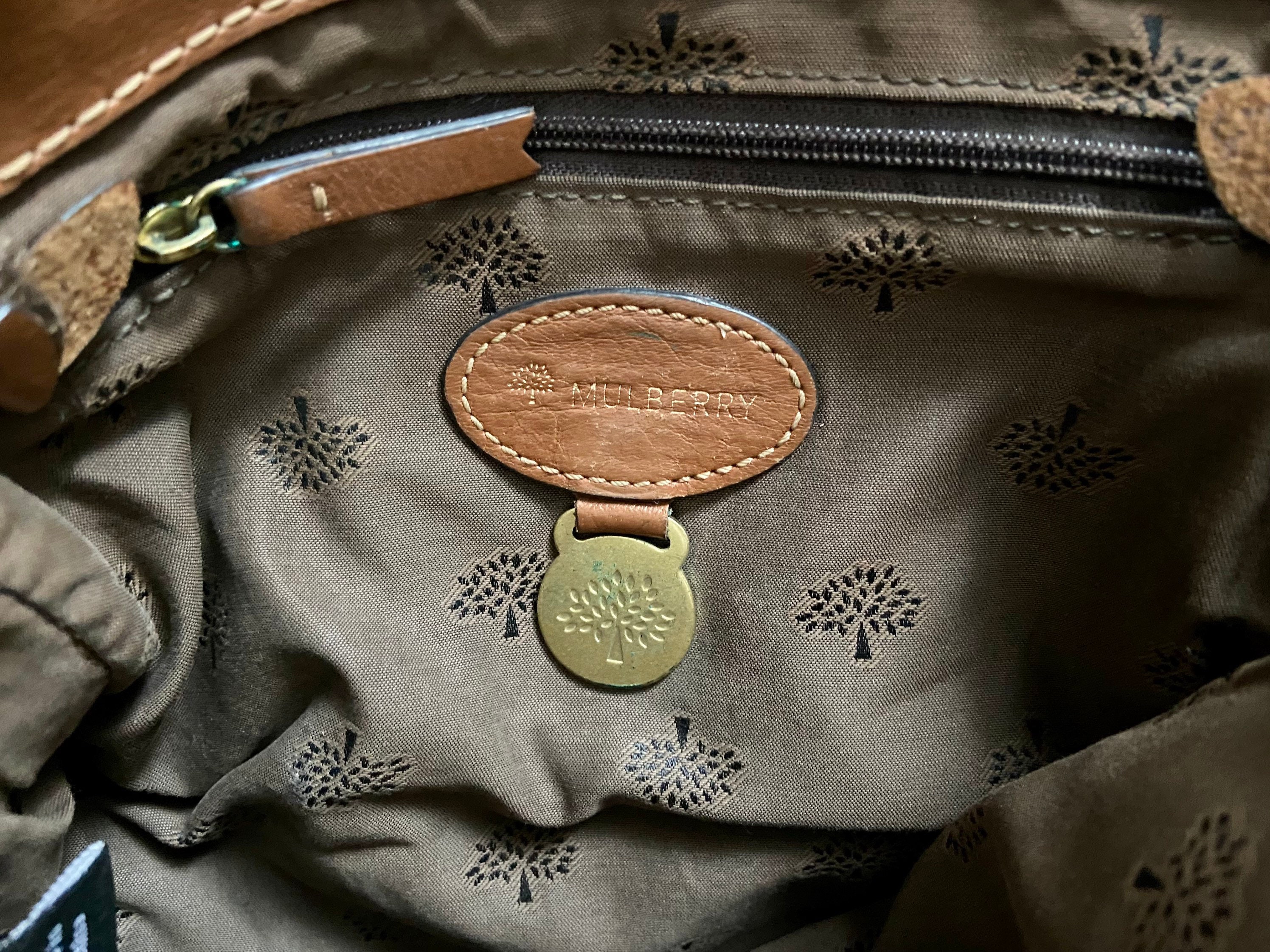 Y2k Vintage MULBERRY Brown Mini Bag. Chocolad Leather Handbag -  Norway